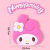 Decoración de pastel de celebridades de Internet, gato KT, azul, grasa, pegamento suave, decoración, feliz cumpleaños, cumpleaños infantil, hornear, vestido