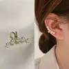 Pinzas para Orejas de Perla Estilo Coreano para Mujeres Sin Perforaciones, Pinzas de Hueso de Oreja de Alta Gama, Pendientes Frescos y de Moda