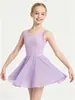 Ropa de Baile Transfronteriza Alta Elasticidad Vestido sin Mangas Cuello Redondo Danza China Ballet Grado Profesional Examen Cremallera Oculta Ropa de Práctica