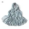 Bufanda Larga de Satén con Estampado de Margaritas de Seda Bufanda Jacquard de Satén Chal Turban Silky Malayo Indonesio