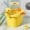 Balde de Banho Infantil Pato Amarelo Balde de Banho para Bebê Banheira para Bebê Balde de Banho Grande Doméstico Plástico Espesso Extra Grande