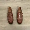 Mocasines de mujer extremadamente elegantes estilo 'old money', nuevos zapatos slip-on para mujer Otoño e Invierno 2026, zapatos pequeños de cuero estilo británico