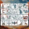 Plantilla de Pintura Hueca de Animales de Dibujos Animados para Niños y Estudiantes, Copia de Patrones DIY, Garabateo, Tablero de Estarcido