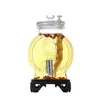 Frasco de Vino Sellado Botella Vacía Vino Medicinal de Ginseng Frasco de Vino Barril de Vino Frasco de Vino Casero Botella de Vidrio para Vino Casero Hogar