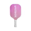 Palas de pickleball fabricadas en fábrica, con material de fibra de vidrio, paneles de nido de abeja y diseños impresos coloridos, adecuadas tanto para deportes de interior como de exterior