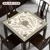 Fornecido diretamente pelo fabricante, toalha de mesa resistente ao desgaste, resistente à sujeira, fácil de manter, silenciosa e antiderrapante para mahjong e jogos de cartas
