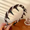 ¡Artículo Popular de Amazon! Diadema de Terciopelo con Perlas Onduladas de Corona Alta para Mujer, Nuevo Pinza para el Cabello Antideslizante para Lavado de Cara para Recoger el Cabello Suelto
