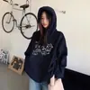 Sudadera con capucha estilo americano para mujer, nueva colección otoño/invierno 2026, engrosada y forrada de felpa, prenda pesada, ajuste casual y holgado