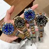 Relógio Mecânico Automático Completo Fantasma da Água Verde Pulseira de Aço 904L Masculino de Negócios Laojia Luminoso Calendário à Prova d'Água