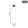 Botella de Vidrio con Tapa de Bambú para Té de Flores y Azafrán, Recipiente Sellado de Grado Alimenticio, Directo del Fabricante