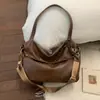 Bolso Tote de Gran Capacidad Nuevo 2025, Bolso Retro de Moda y de Alta Gama, Bolso de Hombro Versátil Estilo Europeo y Americano para Mujer
