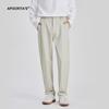 Pantalones Casuales de Negocios para Hombre APO Ropa de Hombre Otoño e Invierno Nuevos de Alta Gama Estilo Coreano Versátiles Ajuste Delgado Rectos