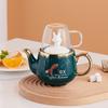 Juego de Té Estilo Japonés Ins con Tetera de Gran Capacidad, Exclusivo para Comercio Exterior de Amazon, Se Puede Añadir Logo, Regalo Empresarial