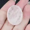 Piedra Natural Cristal Pieza Ovalada 28mm Piedra de Energía Salud Artesanía Joyería Adornos Venta al por Mayor Regalos de Navidad