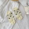 Calcetines invisibles de boca baja con lazo sin hueso para mujer, nuevos calcetines de verano, finos, transpirables, huecos, versión coreana del tubo corto