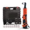 Llave de carraca eléctrica de batería de litio de 12V recargable, llave eléctrica de ángulo de 90 grados, llave de codo de ángulo recto