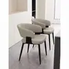 Mesa y sillas de comedor nórdicas para restaurante en casa, sillas modernas minimalistas con respaldo, taburetes de reunión para hotel, sillas de comedor italianas con respaldo