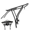 Estante trasero de aleación de aluminio de 20 pulgadas para bicicleta plegable, portaequipajes trasero para bicicleta, percha trasera, accesorios de ciclismo