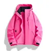 Chaqueta tres en uno nueva LuoTuo para hombres y mujeres, chaqueta de montañismo para exteriores a prueba de viento e impermeable, a prueba de frío