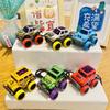Llavero con forma de coche de juguete para niños de dibujos animados, exquisito y creativo colgante de coche extraíble, colgante de bolso para pareja, venta al por mayor