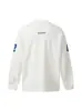 Camiseta Deportiva de Manga Larga con Estampado Digital Estilo Retro Americano para Hombres y Mujeres, Nuevo Estilo Primavera y Otoño, Sudadera Versátil Casual Holgada Tendencia