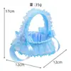 Cesta de Plástico com Tela Estilo Ocidental para Casamento Transfronteiriço Cesta de Pétalas para Daminha de Honra Cesta de Doces de Casamento Portátil Cesta de Frutas para Armazenamento na Mesa