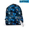 Mochila Estampada en 3D de Moda Casual Diaria para Estudiantes de Verano 2021 Amazon Cross-borDer con Patrón de Hojas Nuevas