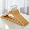 Percha de madera maciza P66, soporte para colgar ropa de hotel, de madera sin costuras, para tienda de ropa, venta al por mayor