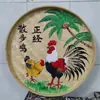 Pá de Mão Pintada em Bambu Pintura Placa Decorativa Número da Porta Personalizado Hotel Fazenda Pintura de Parede Hotel Peneira de Arroz Decoração