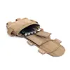Bateria para Capacete Tático Bolsa de Cosméticos Treinamento ao Ar Livre Acessório para Capacete Mk2 Bolsa Multifuncional para Cosméticos de Capacete