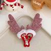 Tocado navideño con horquilla de Papá Noel y asta para el pelo, diadema para niños, horquilla navideña, accesorios para el cabello, diadema