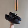 Zapatos Planos para Mujer con Punta Cuadrada, Nuevo Estilo Primavera y Otoño 2026, Zapatos Planos Mary Jane Bajos con Banda Elástica, Zapatos Individuales Plateados de Suela Suave