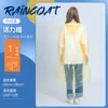 Impermeable Desechable Empaque de Tarjeta Portátil Rafting al Aire Libre Viaje Infantil Engrosado Adulto Vehículo Eléctrico Poncho de Lluvia Todo en Uno