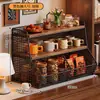 Porta-copos, organizador de mesa, estante para mesa de escritório, bancada de mesa de jantar, porta-copos de água para sala de estar, café, lanche, conjunto de chá