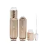 Set de Botellas Cosméticas de Plástico Dorado Botella de Crema Acrílica 30ml60ml100ml Botella de Loción Botella de Esencia