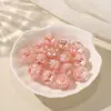 Cor de Pêssego Bebê Galvanizado Iridescente Contas Soltas Material de Resina Contas Redondas de 16mm Corrente de Celular Acessórios para Montagem de Bijuterias Materiais