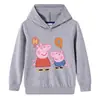 Otoño 2023 Niños y Niñas Cerdo Algodón Sudadera con Capucha Niños Medianos Bebé Suéter Pullover Estilo Coreano Suéter Infantil Moda