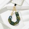 Vintage Acrílico Dorado Mixto Cadena Gruesa Trendy Versátil Cordón para Teléfono Móvil Estilo Japonés-Coreano Simple Exquisito Moda Cadena Colgante para Teléfono Móvil