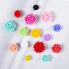 Accesorios de Resina Rollo Flor DIY Material para Accesorios para el Cabello Aretes Accesorios de Joyería Decoración de Parche para Carcasa de Teléfono Móvil Venta al por Mayor