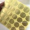 Etiquetas autoadhesivas cóncavas y convexas personalizadas de oro mate y plata mate con logotipo, etiquetas de sellado en relieve estéreo de alta gama personalizadas