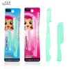 Cuchillo de acero inoxidable para recortar cejas 1+1 cabeza reemplazable hoja plegable para afeitar cejas herramienta para recortar cejas rastrillo fabricantes mayoristas