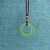 Fivela de Anel de Ágata Acessórios Pingente de Anel de Jade Acessórios para Pendurar em Bolsa Joias Caseiras Acessórios de Ágata Ágata Calcedônia Anel de Corrida de Ágata