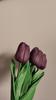 Nuevos Clientes Disfrutan de Regalos Serie Morada Flor Artificial Tulipán Versión Extendida de Boda Ramo Xiao Yi