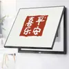 Pintura Decorativa para Caja de Medidor Eléctrico con Varilla Hidráulica, Lienzo de Pintura al Óleo de Porcelana de Cristal, No Requiere Taladro, Pintura de Cubierta de Interruptor Eléctrico para Sala de Estar, Venta al por Mayor Personalizada