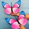 Accesorios de Baile Mariposa Escuela Jardín de Infancia Escenario Rendimiento Varilla de Inserción de Mano Anillo de Dedo de Muñeca Mariposa Flor