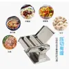 Marca Shandong Longkou Máquina Manual de Macarrão Doméstica Pequena de Manivela Doméstica com Máquina Antifalsificação Máquina de Macarrão com Bandeja