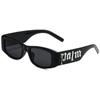 Nuevas Gafas de Sol Punk con Alfabeto Europeo y Americano, Tendencia de Moda, Personalizadas para Calle, Hip Hop, Gafas de Sol de Caja Unisex