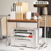 Estante de almacenamiento de refrigerios antiguo de lujo ligero, carrito con espacio para frutas y verduras de varias capas, cesta de verduras de cocina, estante de almacenamiento móvil
