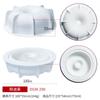Molde de silicona para pastel de mousse de donut individual Sanxin, herramienta para moler pudín con guirnalda de pétalos de postre francés DIY