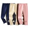 Los leggings de niña de primavera se pueden usar fuera de los pantalones pueden ser de nueve puntos lindos orejas de madera pantalones para niños especiales para correr volumen de liquidación